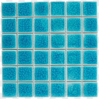 Bright & Beautiful Crackle Blue Ceramic Gloss Wall - Vector Scan Vs Raster Scan Ebl, HD Png Download