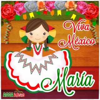 Aggaideas Monterreynl Yare Fiesta Pinterest Viva Mexico - Viva México Con El Nombre De Mónica, HD Png Download
