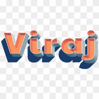 Viraj 3d Letter Png Name - Viraj Name Logo Download, Transparent Png