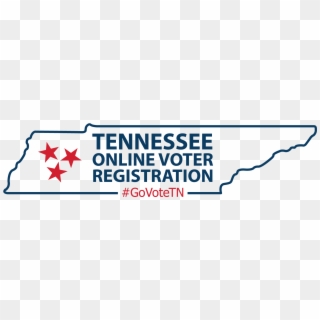 Outline Of State Of Tn With Words, Tennessee Online - Tennessee Voter Registration, HD Png Download