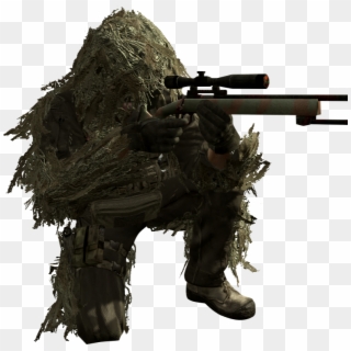 Ghillie Suit Sniper Cod, HD Png Download