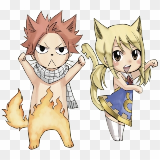 Ft Fairy Tail Natsu Dragneel Lucy Heartifilla Nalu - Fairy Tail Happy And Lucy Fanfiction, HD Png Download