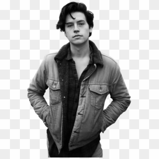 Cole Sprouse - Cole Sprouse Black And White, HD Png Download