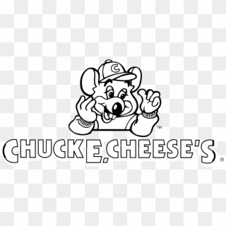 Chuck E Cheese's Logo Black And White - Chuck E Cheese Coloring Pages, HD Png Download