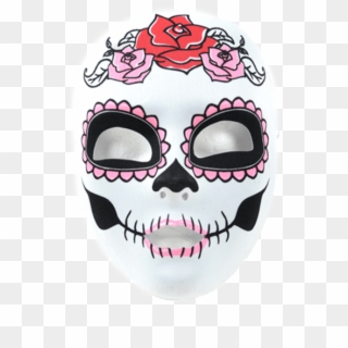 Pink Day Of The Dead Mask, HD Png Download