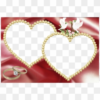 Koleksi Bingkai Foto Google Search Love Wedding Doves - Wedding Couple Photo Frames, HD Png Download