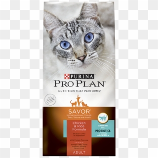 Pro Plan Savor Adult Chicken And Rice Cat - Purina Pro Plan Cat Food Savor, HD Png Download
