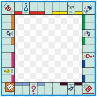 #monopoly #blank #frame #photoframe #game #gameboard - Monopoly Board Game, HD Png Download