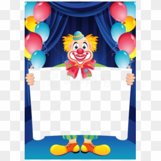 Free Png Transparent Birthday Frame With Clown Png - Frame Happy Birthday Hd, Png Download