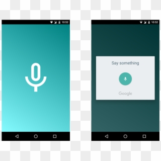 Using Android Text To Speech To Create A Smart Assistant - Speech To Text Ui, HD Png Download