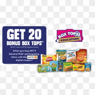 Absco Gmi Bt Offer - Box Tops For Education Clip, HD Png Download