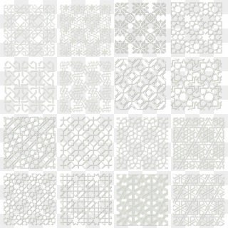 White Textile Pattern Classical Arabic Hollow - Openwork Pattern, HD Png Download