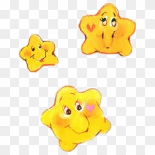 #star #care #bears #carebears #yellow #cute #heart - Care Bear Star Png, Transparent Png