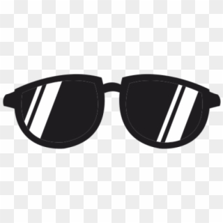 Sunglasses Cartoon Black And White, HD Png Download