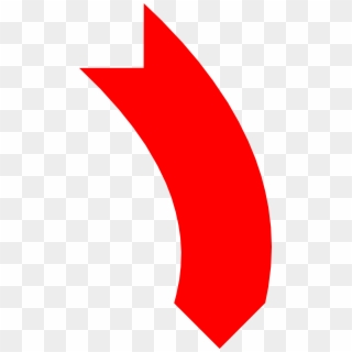 This Free Icons Png Design Of Arrow Down Red - Free Blue Curved Arrow, Transparent Png