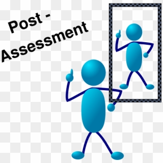 How To Set Use Blue Stick Man Post Assessment Icon - Self Assessment Clipart, HD Png Download