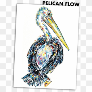 Pelican Flow Card - White Pelican, HD Png Download
