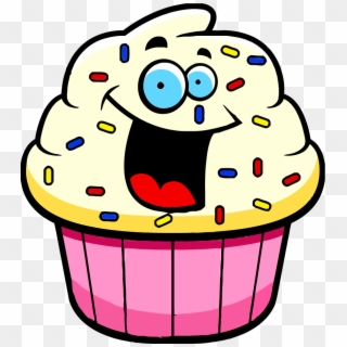 Cartoon Cupcake Clipart - Cartoon Pictures Of Desserts, HD Png Download