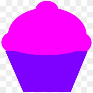 Pink And Curple Cupcake Svg Clip Arts 594 X 601 Px, HD Png Download