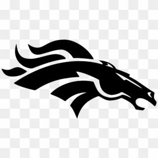 981 X 502 2 0 - Denver Broncos Black And White Logo, HD Png Download