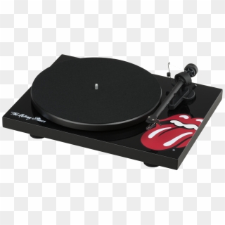 Pro-ject Paints It Black With New Rolling Stones Turntable - Gramofon Rolling Stones, HD Png Download