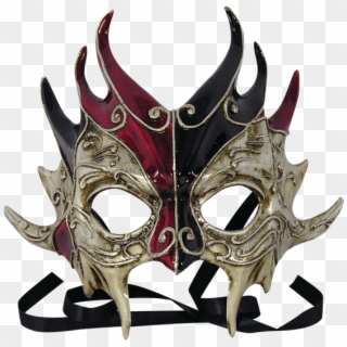 Venetian Fiend Masquerade Mask - Medieval Masks, HD Png Download
