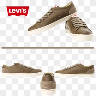 ~levis Khaki Sneaker Shoes - Levis, HD Png Download