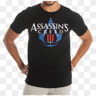 Assassin's Creed Iii Logo T-shirt - Assassins Creed, HD Png Download