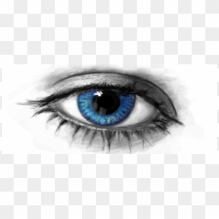 Blue Eyes Png - Sketch, Transparent Png - 1289x540(#2142048) - PngFind