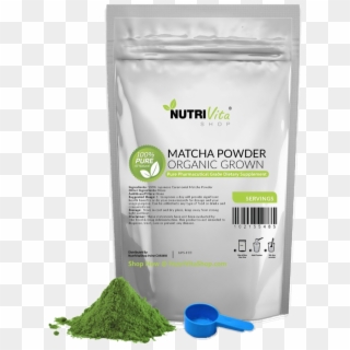 Japanese Matcha Green Tea Powder Organically Grown - Nutri Vita, HD Png Download