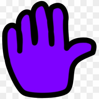 Clipart Purple Hand, HD Png Download