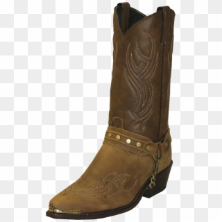 Abilene Sage 12 Inch Dakota Cowhide With Studded Bracelets - Ariat Brown Cowgirl Boots, HD Png Download