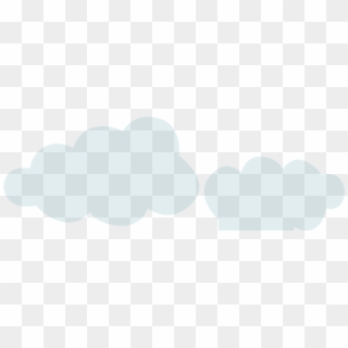 Background Clouds - Heart, HD Png Download