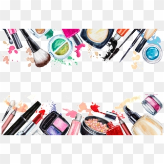 Beauty Artist Makeup Parlour Creative Cosmetics Make-up - Makeup Tools Png, Transparent Png