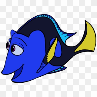 Dory Clipart Side - Easy Drawing Of Dory, HD Png Download
