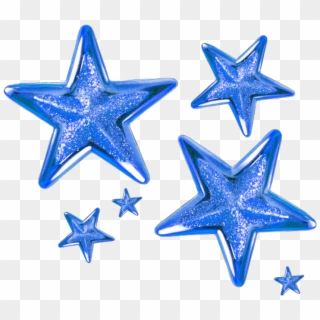 #blue #star #stars - Gold Star Png Transparent Background, Png Download