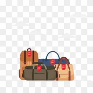 Cabin Baggage Is Less Than 7kg In Weight - Hand Luggage, HD Png Download