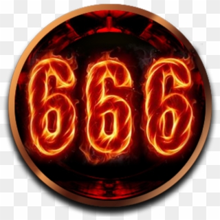 #666 #flame #lucifer - 666 Truth, HD Png Download