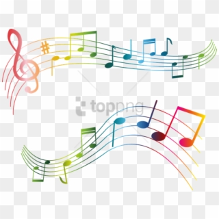 Free Png Colorful Musical Notes Png Png Image With - Transparent Music Notes Clipart, Png Download