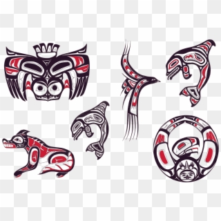 This Free Icons Png Design Of Tattoo, Aborigen, Indian - Indian Tattoo Haida, Transparent Png