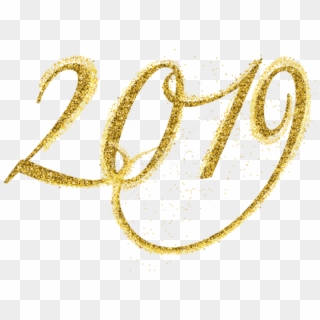 Free Png 2019 Decorative Golden Png - 2019 Transparent Background Png, Png Download