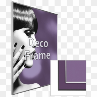 Deco Frame With Print - Graphic Design, HD Png Download