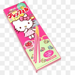 Pocky Snack Candy Japan Hellokitty Kawaii Pink - Hello Kitty, HD Png Download