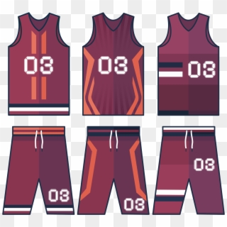 Basketball Sports Uniforms Shorts Png And Psd - Illustration, Transparent Png