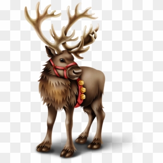 Antler Clipart Felt Reindeer - Moose Illustration Christmas, HD Png Download