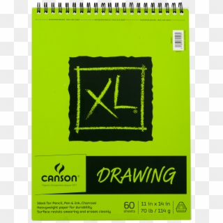 Canson Xl Recycled Paper 11 X 14 60 Sheet Drawing Pad, - Canson Oil And Acrylic Paper, HD Png Download