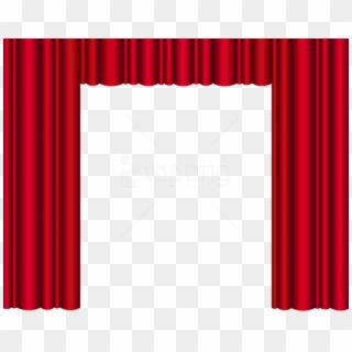 Free Png Download Red Theater Curtains Transparent - Transparent Theater Curtain Background, Png Download