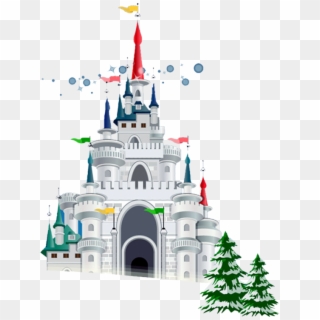 Drawing Of A Castle - Christmas Castle Png, Transparent Png