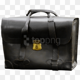Free Png Download Black Leather Bag Png Images Background - Briefcase, Transparent Png