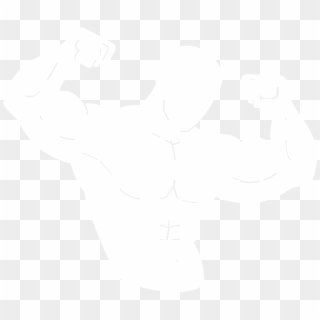 Strength Icon - Swole Cartoon, HD Png Download